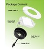LEENUE TV Cable Hider for Wall Mounted TV, Slim Round