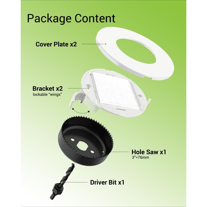 LEENUE TV Cable Hider for Wall Mounted TV, Slim Round