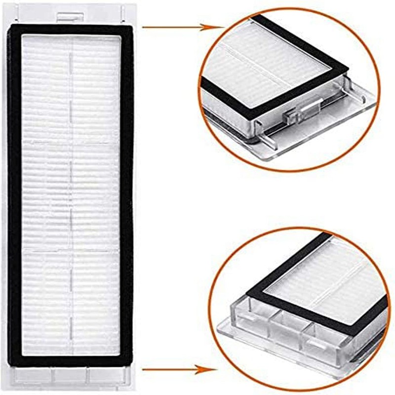 StylishClean 12 Replacement Filters for Xiaomi/Roborock S5/S6/S4/E4/E5/E35 | HEPA Style