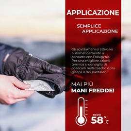 Thermopad Hand Warmer, The Original: 10 Pairs of Heat Pads for 12 Hours of Heat; Instant-Use Pocket Warmers; Extra-Warm Heatpad, Ideal for Outdoor Activities and Gloves, Hand Heat Pad