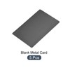 METALLIXITY Blank Metal Cards 100mm x 60mm x 0.8mm 5pcs