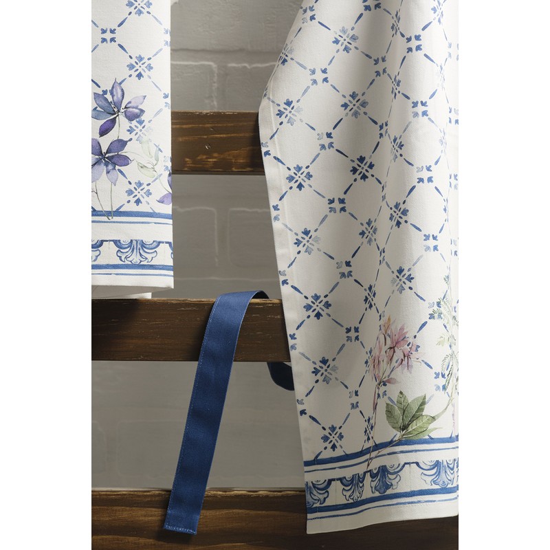 Maison d'Hermine 100% Cotton 1-Piece Kitchen Apron with Adjustable Neck