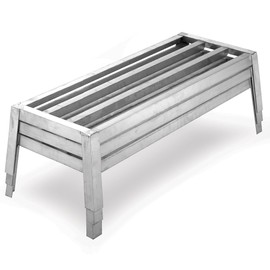 PVIFS DR1824-8 Dunnage Rack with 8" Leg Nesting, 24" Length x 18" Width x 8" Height