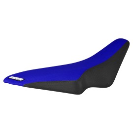 Suzuki 2006 - 2011 Suzuki LTR 450 gripper seat cover  BLACK/BLUE standard #194