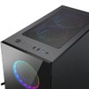 Bgears b-Voguish Gaming PC Case with Tempered Glass panels, USB3.0,