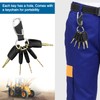 VooGenzek 5 pieces replacement ignition key, 5P8500, construction machinery key,