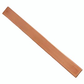 Coavoo 4mm x 40mm x 200mm 1 Piece T2 Pure Copper Flat Sheet Copper Sheet 4mm Thick 40mm Wide