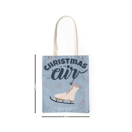 Le Jardin du Lin Printed Shopping Bag, Reusable Bag, Foldable, Fabric Bag with Two Long Handles, Size: 48 x 55 cm