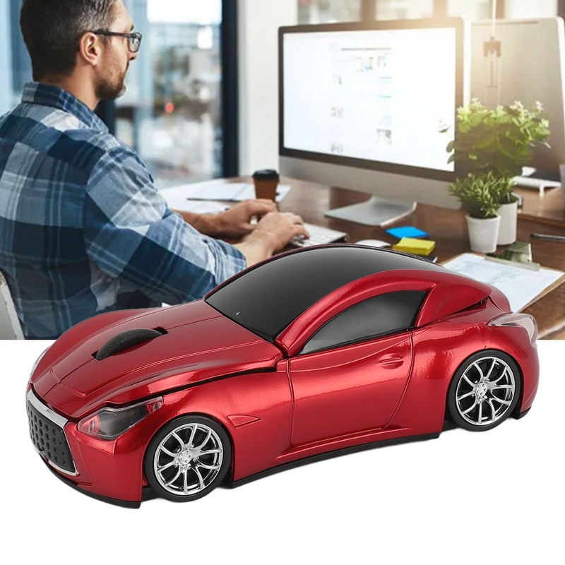 Sport Car Shape Wireless Mouse 1600 DPI Optical Sensor Mice