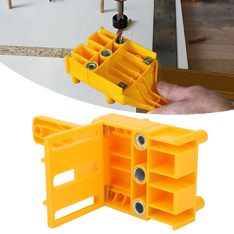 38Pcs/Set Woodworking Straight Drill Hole Locator Carpentry Drilling Guide Hand