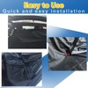 CICMOD Car Bench Seat Cover Universal Waterproof Black Heavy Duty