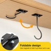 Adhesive Banana Hanger Under Cabinet: 2 Pack Sticky Banana Hooks
