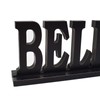 Rustic Wood Believe Letter Sign - Free Standing Decorative Table