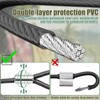 Outdoor Retractable Clothesline, 3/16" Coated Steel Wire Rope