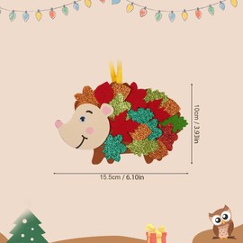 Ainiv 8 Pieces Craft Sets for Children, Hedgehog Creative Sets for Crafts, Creative Arts and Crafts DIY Autumn Window Decoration Creative Sets for Boys Girls Children's Birthday Crafts