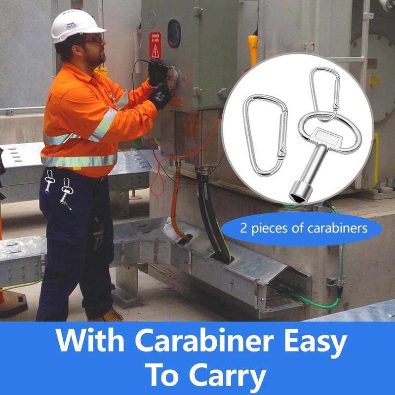 FORMVERSITY Triangular Key 3 Sided Key, Pack of 2 Triangular