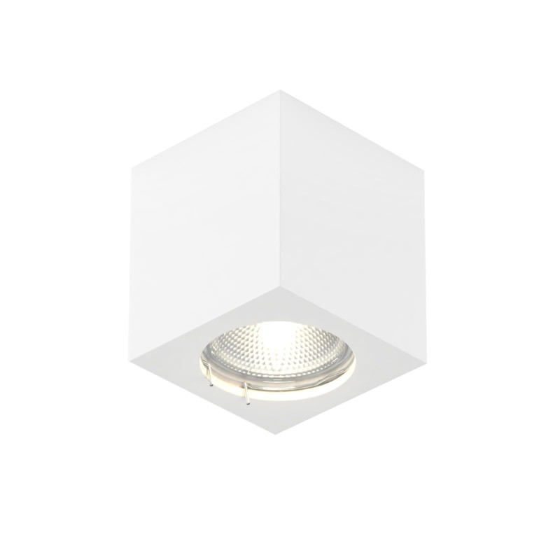 ZMH Surface-Mounted Spotlight GU10: Surface-Mounted Spotlight Square Ceiling Spotlights Ceiling