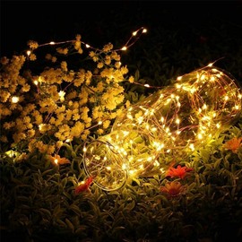 4 Pack Battery Operated Dewdrop Led Lights,Indoor Mini Fairy Lights with Timer Function,for Wedding Home Parties Christmas Holiday Decoration,6 Hours on/18 Hours Off ,30 Count LEDs,10 Feet