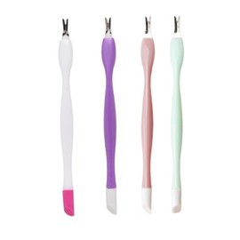 LORJE 4pcs Nail Dead Skin Fork, Nail Dead Skin Pen, Nail Accessories Putter, Nail Manicure Pedicure Accessory, Pedicure Tool, Dead Skin Trimming Fork, Practical Dead Skin Trimmers