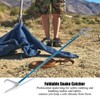 Heavy Duty Aluminum Snake Tong Foldable Snake Catcher Durable Reptile