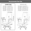 Melaluxe Office Chair Cover with Armrest Covers， Universal Stretch Desk