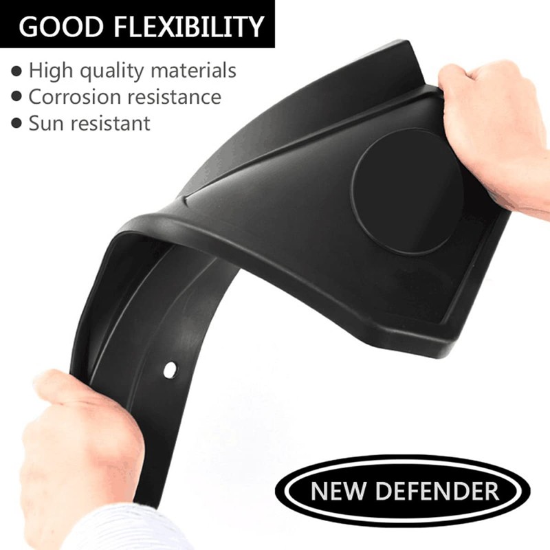 YIWANG 4pc/set Car Mudguard Fender Mud Flaps Splash Guards For