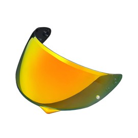 MTDVZR HJ-34P Helmet Visor Replacement,UV Protective Scratch-Resistant Helmet Face Shield Windproof Visor Compatible with HJC C10 (Revo Deep Red-Day Use Only)