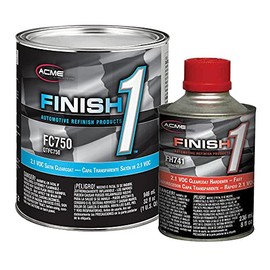 acme Sherwin-Williams Finish 1 FC750-1 2.1 VOC Satin Clearcoat Fast Kit (Quart)