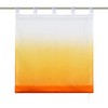 HongYa Roman Blind with Gradient Print, Transparent Voile, Roman Curtain,