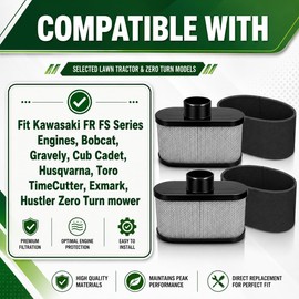 11013-0752 FR691V Air Filter Compatible with Kawasaki FR651V FR730V 6 Pack