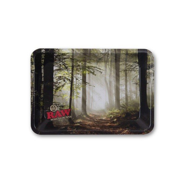 RAW Smokey Forest Rolling Tray | Size - Mini | Enjoy The Scenery and Relax While Smoking