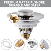 Fransiton Bathroom Sink Stopper, 1.1-1.77 Inch Basin Pop Up Sink
