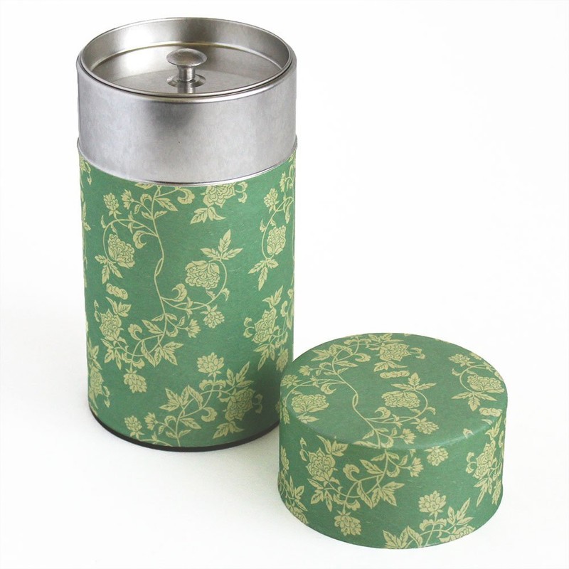 Yamako Green Tea Caddy Approx. Φ3.0 x 5.6 inches (7.5