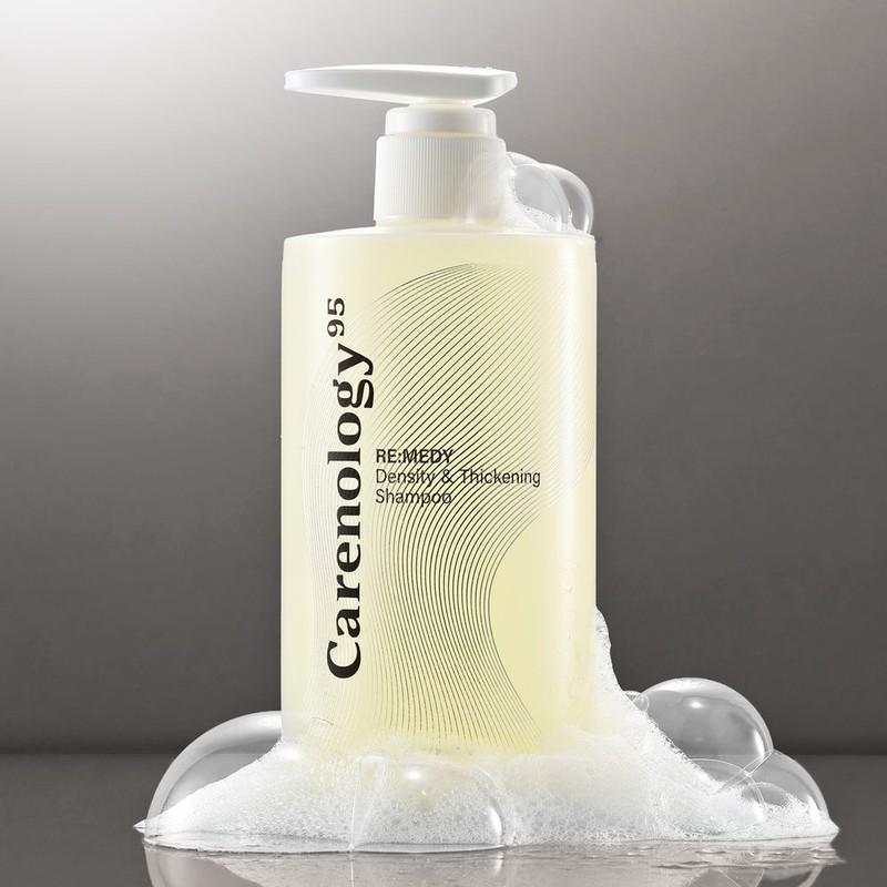 Carenology 케어놀로지 레미디 밀도 볼륨 탈모완화 /카페인/비오틴/엑토인 샴푸500ml 2개
