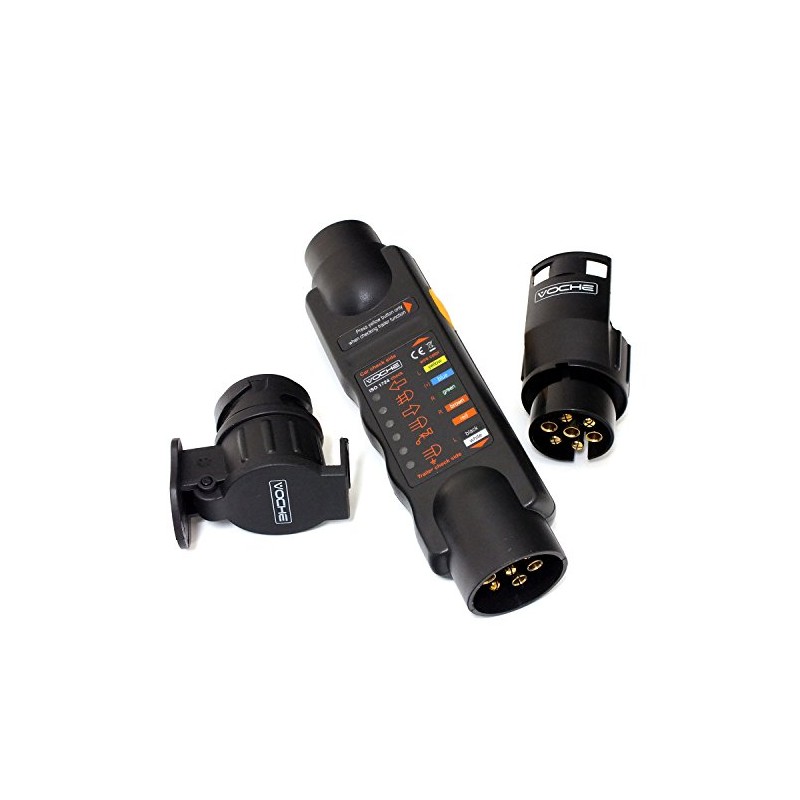 Tooltime 7 Pin Trailer Plug & Socket Wiring Tester with