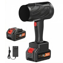 Cordless Leaf Blower, Lightweight Handheld Electric Dust Cleaner Blower with Adjustable Speed, Battery Powered Leaf Blowers for Lawn Care, Patio Cleaning & Blowing Drying with 1 Pack Battery Powered
