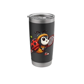 Ladybug Tennis Club Animals Sport Tournament Players Stainless Steel Insulated Tumbler