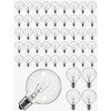 YIHKQDL 50 Pack G40 Replacement Bulbs for Outdoor String Lights,