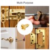 sourcing map Brass Wood Screws, M2x5mm Phillips Flat Head Self
