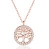 Jrêveinfini Tree of Life Necklace Women's 925 Silver with Pendant,