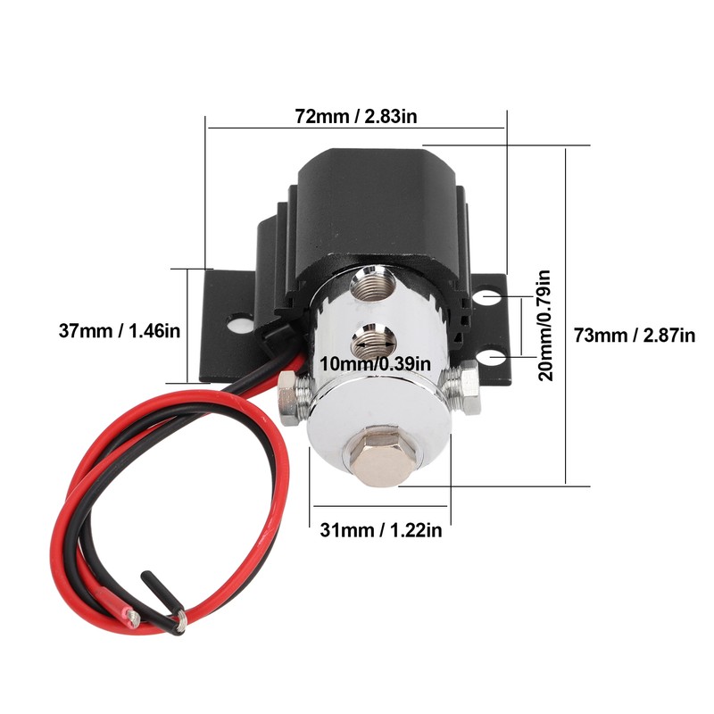 Universal Front Brake Line Lock Kit Electric Roll Control Solenoid