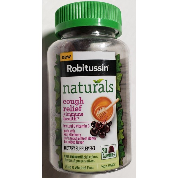 Robitussin - Naturals Cough Relief + Immune Relief - 30 Gummies - Best 9/2023