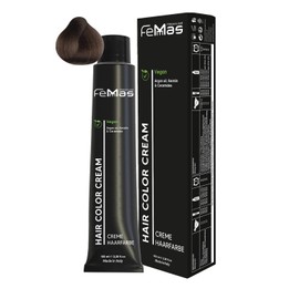 FemMas Hair Colour Light Blonde Ultra Intensive 8.00 I Professional Cream Hair Colour with Argan Oil, Keratin & Ceramides I As Permanent Hair Colouring for Radiant, Durable Colour Results 100 ml