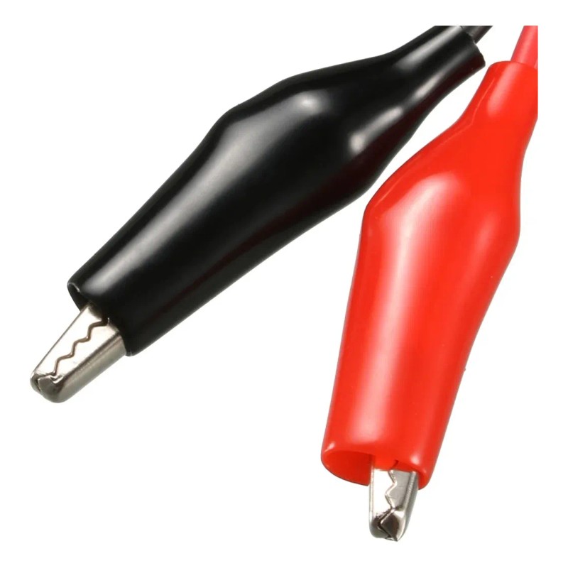 Kit De Cables 1m Banana 4mm Rojo Y Negro Con