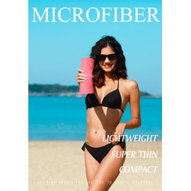 Microfiber Thin Lightweight Beach Towel Sand Free Fast Dry Absorbent Large Towels for Swimming Pool Travel Vacation Beach Accessories Essentials Flamingo