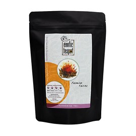 The Exotic Teapot - Jasmine Fairies Flowering Tea Pouch, 10 Blooming Tea Flowers, Jasmine Flower Tea