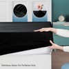 Utopia Bedding Jersey Fitted Sheet, Black, 140 x 200 cm