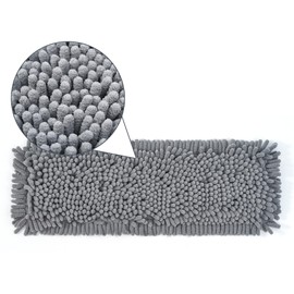 True & Tidy MP-180 Chenille Mop Pad Replacement Set for SWEEP-180 Heavy Duty Wet and Dry Sweeper Mop, Machine Washable up to 100x (2)
