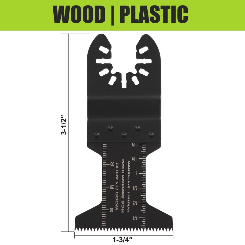 COMOWARE 55 Pcs Oscillating Saw Blades - 1-3/4” Professional Universal
