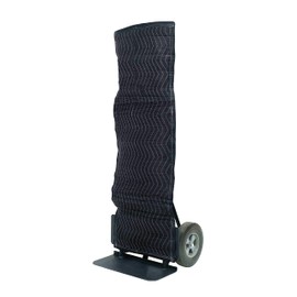 Mytee Products Padded Hand Truck Cover - Square Top, Moving Supplies, Black Moving Pad - Woven Cotton/Poly - 50" x 16"